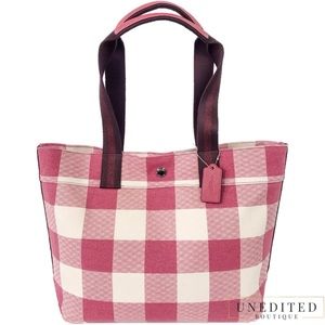 COACH Buffalo Print Fabric Tote